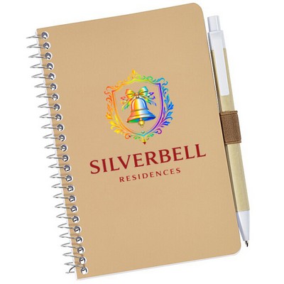 Tacoma Spiral Notebook with Pen -5" x 7"
