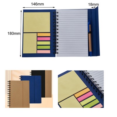 Spiral-Bound Journal with Elastic Closure 5.5 x 7"