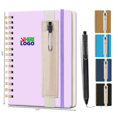 A5 Size Lined Spiral Journal 160 Pages